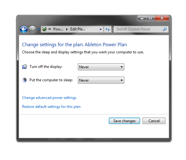 Turn off Power Plan Settings. powerplan.png