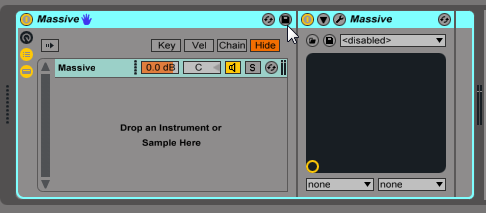 Make sure to save your Instrument Rack! SaveInstrumentRack.png