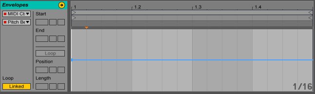 Inserting an automation breakpoint at the beginning the other Clip will reset the Pitch Bend to its default value. P-Bend-02.png