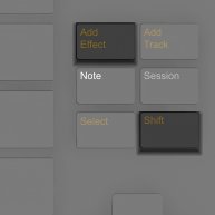Use Shift with the Add Effect button to load a MIDI Effect before the currently selected instrument shiftaddbutton.png