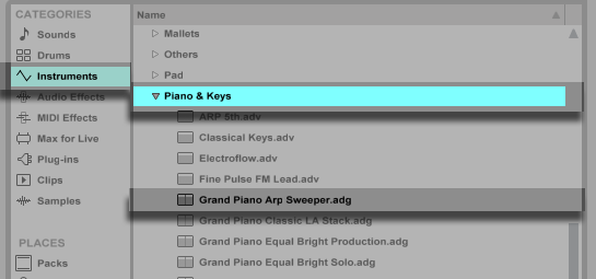 Browsing Packs via 'Categories' Browsing Packs via 'Categories'